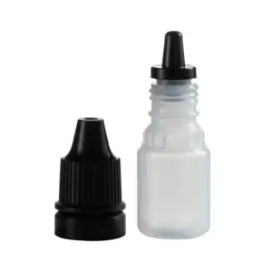 LDPE Squeeze Pharmaceutical Liquid Eye Dropper Bottles With Tamperproof Seal Cap