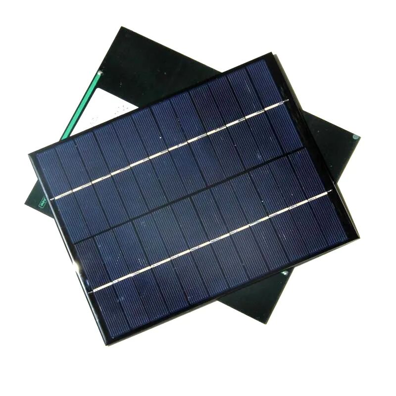 Panneau solaire à cellules polycrystallines, 5.2W 12V, facile à monter, petit système solaire de haute qualité, 210x165x3mm