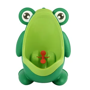 高品质青蛙小便池独立式便携式儿童便盆壁挂式动物青蛙婴儿小便池