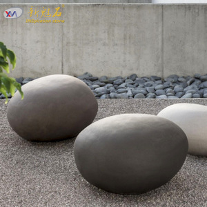 New Magic <b>Stone</b> Artificial <b>Stone</b> Pebble Stools Outdoor Landscape Art Furniture High Performance Concrete - Product Image 2