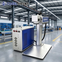 Máquina de Marcado Láser de Fibra CNC HG-FT-D30, Refrigerada por Aire, Programable, Compatible con DST/DXF/AI, Marca CORAL, Alta Precisión, Superventas
