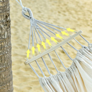 <span class=keywords><strong>Hamaca</strong></span> portátil para acampar al aire libre HISPEED, <span class=keywords><strong>hamaca</strong></span> de lona, palo de madera, cama pesada para acampar de 200kg y <span class=keywords><strong>hamaca</strong></span> - Product Image 6