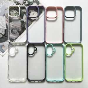 Coque de téléphone en résine à rainures de protection oculaire pour iPhone 16/17 Pro Max, étui arrière fait main pour iPhone 16E/14 - Product Image 1