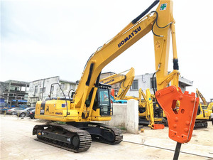 Excavadora usada de alta calidad de 20 toneladas, excavadora Komatsu PC200 con martillo rompedor a la venta - Product Image 5