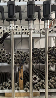 Pompe à fût électrique verticale industrielle portative en acier inoxydable pour huile, pompe à liquide électrique à vitesse variable