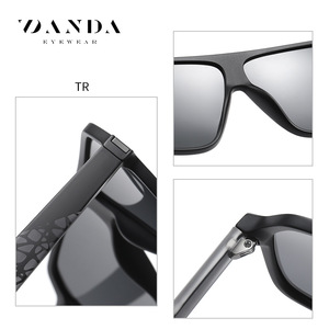 Danda Sunglasses TR3386 Black <b>Frame</b> TAC Lens UV400 Protection Men Outdoor Sports Driving - Product Image 4