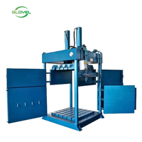 Presse à balles verticale automatique en aluminium et bouteille en plastique dur pressant la machine de compression avec le moteur comme composant de noyau