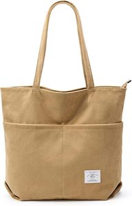Excellent Quality Durable Canvas Shopping <b>Bag</b> with <b>Zipper</b> Closure Reusable <b>Tote</b> <b>Bag</b> for Women and Men Available For Sale - Product Image 5