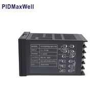 Controlador de Temperatura Digital PID CH102 1/16 DIN, Entrada Universal K/J/PT100, Salida de Relé y SSR