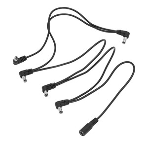 Alimentation électrique pour pédale d'effets de guitare 1 à 5, répartiteur 5 voies, prise coudée, câble d'alimentation pour pédale d'effets - Product Image 3