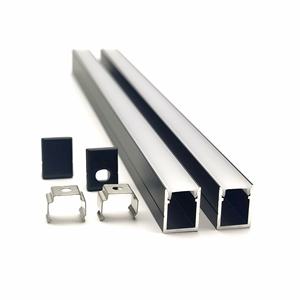 YG-F034 10*13MM PMMA <span class=keywords><strong>Blanc</strong></span> Laiteux Couvercle Profilés Linéaires en <span class=keywords><strong>Aluminium</strong></span> à Montage en Surface Profilés Acryliques Canal pour Éclairage - Product Image 1