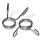 Colliers d'haltères de gymnastique, haltères, haltérophilie, verrouillage à dégagement rapide, pinces de collier à ressort de sécurité