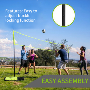 JH Factory Venta al por Mayor: Set de Red Portátil de Bádminton y <span class=keywords><strong>Tenis</strong></span> de 20 Pies para Deporte al Aire Libre con Postes, Raquetas, Volantes y Bolsa de Transporte - Product Image 2