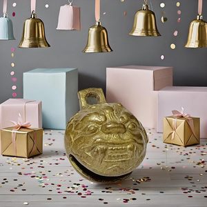 Campanas de latón de estilo Vintage, decoración de animales de granja, templo, mascotas, elefante, camello, vaca, cabra, caballo, oveja, pastoreo, ganado, cascabeles fuertes para - Product Image 5