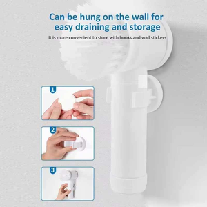 Brosse de nettoyage électrique sans fil multifonctionnelle pour la maison, cuisine et salle de bain, outil portatif pour toilettes, coins difficiles et nettoyage de chaussures - Product Image 5