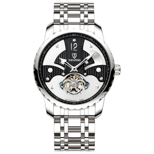 Top Design 3D Tourbillon Mechanical Wristwatch for Men Hollow-out Businessman Fashion Watch - Product Image 6