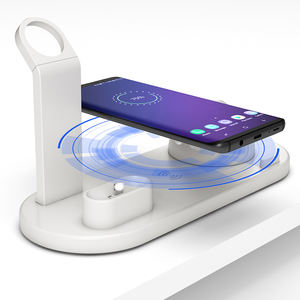 ápido cargador inalámbrico muelle estación de carga rápida para iPhone XR XS Max para Apple Watch <span class=keywords><strong>2</strong></span> <span class=keywords><strong>3</strong></span> 4 para los AirPods - Product Image 5