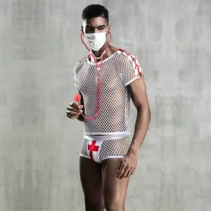 New Style Männer Sexy Dessous Set Adult Carnival Party Cosplay Kostüm Herren Modische Sexy Unterwäsche