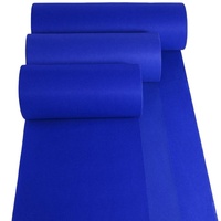 Anti Slip Runner Carpet Needle Punched Runner Carpet Commercial Stair Carpet Wedding Exhibition Outdoor Event Plain Red Carpet