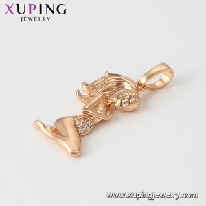 35375 Xuping Nouvelle Offre Spéciale <span class=keywords><strong>Pendentif</strong></span> Bijou 18 carats Mère Enceinte Prenant la Prière du Bébé à Cœur - Product Image 4