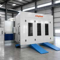 Cabine de peinture infrarouge électrique professionnelle économique 43 kW 80 ° Cabines de peinture automobiles professionnelles C pour fours de cuisson avancés
