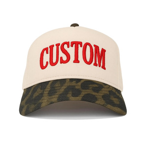 Gorra de Béisbol para Hombre, Moderna, Transpirable, de Algodón, de 5 Paneles, con Logotipo Bordado Personalizado, Gorra Deportiva con Visera Ligeramente Curvada, Gorras Estructuradas - Product Image 6