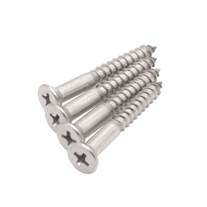 Stainless Steel High Quality All Size M3 M4 M5 M6 G2 G5 Anodized Cross Recessed CSK Head <strong>Wood</strong> <strong>Screws</strong> DIN7997 - Product Image 1