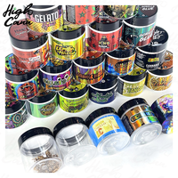 Etiquetas Personalizadas, Duraderas, de 1oz, 2oz, 3oz, 4oz, Blancas Sólidas, con Bloqueo UV, Transparentes, Frascos de Plástico para Flores de 3.5g, Tapa a Prueba de Niños, Revestimiento de PE, Herméticos