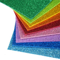 Feuille de mousse EVA écologique, recyclable, non toxique, à faible odeur, avec paillettes, épaisseur 1,5-2 mm, personnalisable, sans danger pour la fabrication de jouets pour enfants