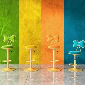 High Quality Modern Simple Bowknot <b>bar</b> Chairs Restaurant Hotel Chair <b>Bar</b> <b>Stool</b> High Chair - Product Image 5