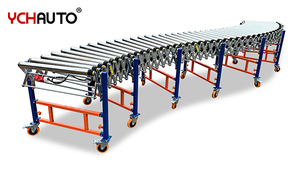 Transportador Flexible Motorizado Expandible de 220 V para el Centro de Distribución del Centro de Clasificación Logística de <span class=keywords><strong>Santiago</strong></span> - Product Image 3