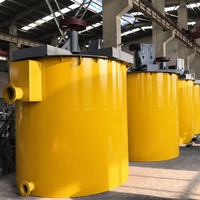 Équipement complet de traitement des minerais d'or à haut taux de recyclage, machines de réaction pour projets de valorisation CIL CIP de l'or rocheux, de haute qualité