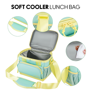 Bolsa Térmica Resistente y Suave, Impermeable, de 10L, Aislada con Tela Oxford, con Logotipo Personalizable, para Latas, Picnics, Viajes y Uso Diario - Product Image 3
