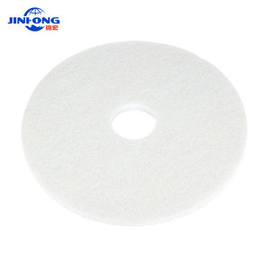 Tampon de polissage Jinhong 20 pouces, fibre blanche non abrasive, pour le nettoyage et le polissage des sols en pierre - Product Image 1