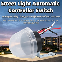 Interrupteur photoélectrique automatique étanche 10A DC 12V AC 220V pour éclairage LED de rue, capteur de lumière, outil de commutation