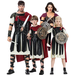 Spettacolo di Cosplay di guerriero spartano medievale vestito da <span class=keywords><strong>gladiatore</strong></span> romano <span class=keywords><strong>Costume</strong></span> greco festa di Halloween carnevale TV e costumi da film - Product Image 1