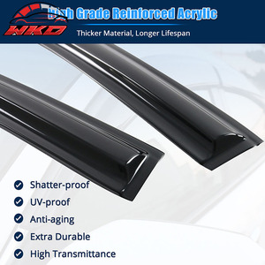 Pare-soleil de fenêtre style Mugen pour Toyota Camry 12-14, en acrylique, protection contre la pluie, 4 pièces - Product Image 4