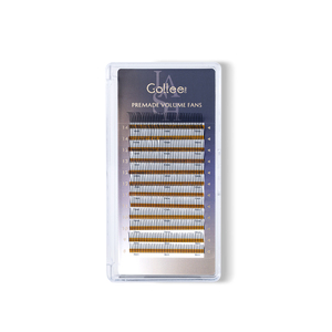 Extensions de cils Gollee 5D faites à la main en PBT naturel coréen - Vegan et sans cruauté - Product Image 1