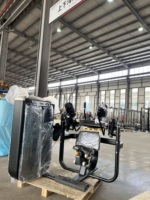 Appareil de musculation professionnel pour abdominaux à charge sélectionnable, modèle AB Machine, pour salle de sport, avec montre numérique originale