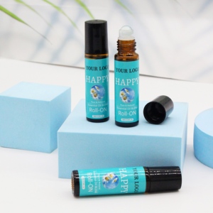 Roll on Essential Oil Factory OEM Etiqueta Aceite de perfume esencial con rollo en botella para masaje - Product Image 2