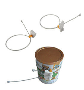 Étiquette antivol détectable EAS AM avec fil d'acier de 43 cm pour la sécurité des boîtes de lait en poudre en magasin spécialisé en articles pour mères et bébés - Product Image 1