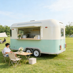 Chariot de nourriture mobile tout-terrain avec châssis renforcé pour les routes périurbaines et les marchés ruraux - Product Image 1