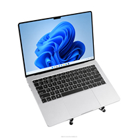 Support de téléphone portable A8 en alliage d'aluminium, adsorption magnétique, réglage de la hauteur sur 8 niveaux, support de bureau portable pour téléphone et tablette