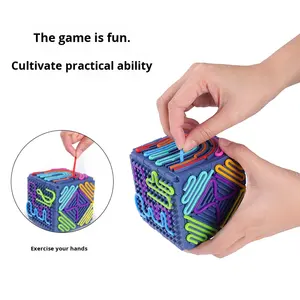 Tablero Sensorial de Silicona para Aliviar el Estrés, Rompecabezas Tridimensional para Estimular el <span class=keywords><strong>Cerebro</strong></span>, Juguete Sensorial para Aliviar el Estrés - Product Image 4