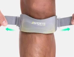 Attelle de Genou Ajustable à Rotule Ouverte pour Exercice Sportif, Soulagement de la Tendinite Rotulienne, Sangle de Genou Légère et Respirante, Taille Unique - Product Image 4