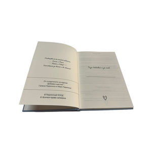 Carnet de papier et de carton de luxe à reliure spirale en relief bleu rose pour bébé avec papier couché Caractéristiques écologiques - Product Image 4