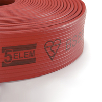 Tuyau d'incendie en caoutchouc nitrile de 38 mm pour système de lutte contre l'incendie, homologué selon la norme BS6391