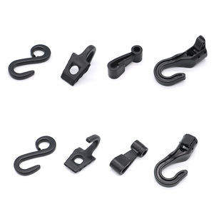 <b>Plastic</b> <b>Hooks</b> And Buckles For Tent Tarpaulin Bag Accessories Black B013 B064 B089 B120 31 33 39 43 Mm - Product Image 1