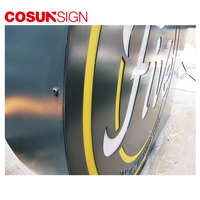 COSUN lightbox signe extérieur aluminium extérieur led lightbox signe acrylique boîte boutique signe