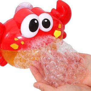 मजेदार बच्चा टब बाथरूम बैटरी संचालित ब्लोअर स्वत: साबुन निर्माता संगीत केकड़ा बुलबुला स्नान खिलौना - Product Image 2